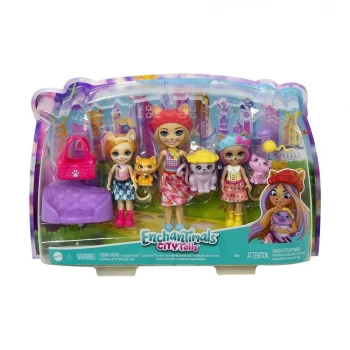 Görkemli Enchantimals Okyanus Krallığı Karamel Kedi Ailesi