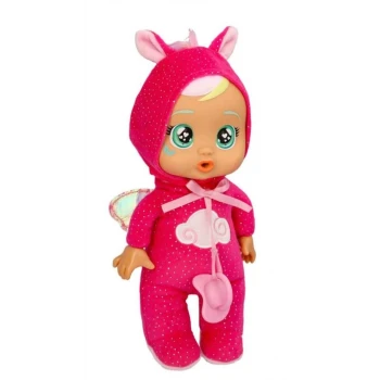Cry Babies Ağlayan Yumuş Bebek CYB76000 - Koyu Pembe Tulumlu Hannah
