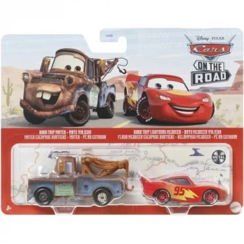 Cars Ikili Araçlar - Road Trıp Mater / Road Trıp Lıghtnıng Mcqueen DXV99/HLH57