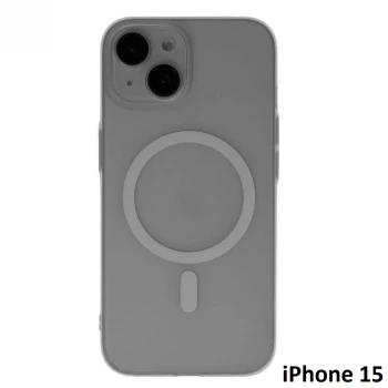 İphone 15 Tuna Buzlu Sert İnce Magsafe Telefon Kılıfı