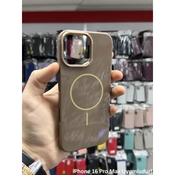 İphone 16 Pro Max Uyumlu Premium Özel Seri Magsafe Think Kılıf