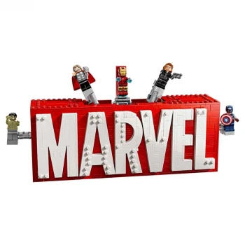 LEGO Marvel MARVEL Logosu ve Minifigürleri 76313