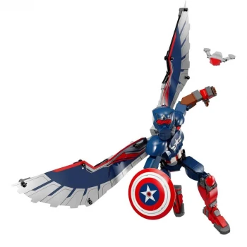 LEGO Marvel Yeni Kaptan Amerika Yapım Figürü 76296