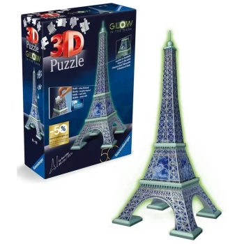 Ravensburger Karanlıkta Parlayan 3D Puzzle Eyfel