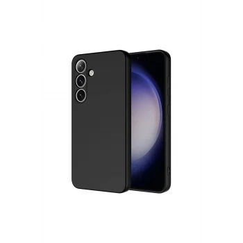 Samsung Galaxy A36 Kılıf Kamera Korumalı Esnek Mat Renkli Standart Siyah Silikon Kapak