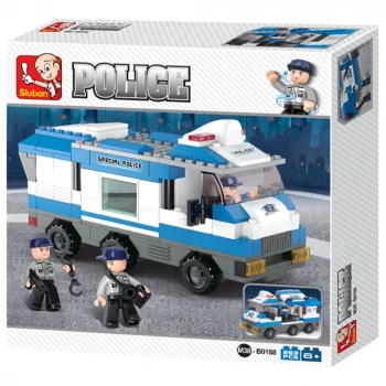 Sluban Özel Tim Araba Figür Set