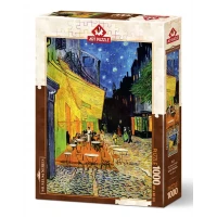 Art Puzzle Kafe Terasta Gece 1000 Parça Puzzle