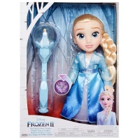 Frozen 2 Müzikli Asalı Elsa Bebek 35 cm