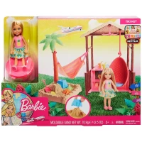 Barbie Seyahatte Chelseanin Kum Eğlencesi Oyun Seti