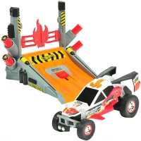 Hot Wheels Stunt FX Hareketli Sesli ve Işıklı Rampa Oyun Seti Kır