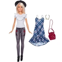 Barbie Fashionista Bebek ve Kıyafetleri Model 1