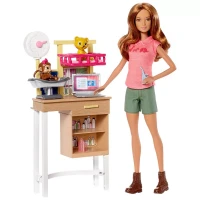 Barbie Ben Büyüyünce Meslek Bebekleri Veteriner Oyun Seti