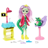 Enchantimals Andie Alligator ve Marshy Güleryüzlü Dişçi Oyun Seti