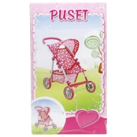 Metal Puset 4 Tekerlekli Kutuda