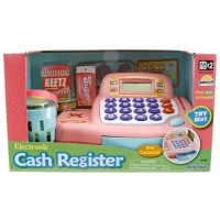 Sunman Sesli Market Kasası Seti Pembe