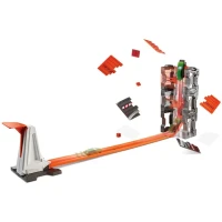 Hot Whells Track Builder Çılgın Çarpışma Yarış Seti