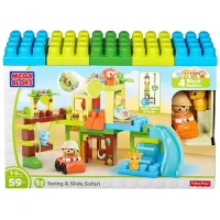 Mega Bloks Fisher-Price Swing and Slide Jungle 1-5 Yaş