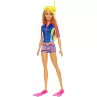 Barbie Sihirli Yunuslar Yüzücü Model Bebek