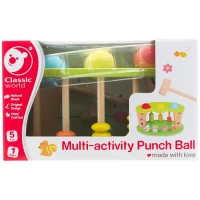 Ahşap Çok Aktiviteli Çekiç - Abaküs Seti