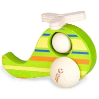 Ahşap Helikopter Çıngırak