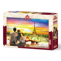 Art Puzzle Günbatımında Romantizm 1500 Parça Puzzle