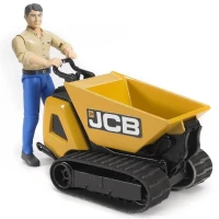 Bruder JCB Dumpster HTD-5 & İnşaat İşçisi