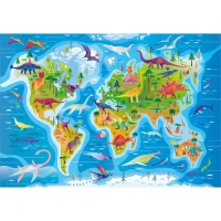 Clementoni Dinosaurs Map Puzzle 180 Parça 29790