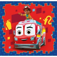 Clementoni Disney Firebuds Puzzle 3x48 Parça 25311