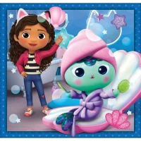 Clementoni Gabbys Dollhouse Puzzle 3x48 Parça 25300