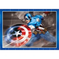 Clementoni Marvel Avengers 4 in 1 Puzzle 72 Parça 21525