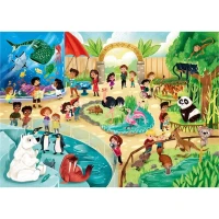 Clementoni Zoo Puzzle 2x60 Parça 21603