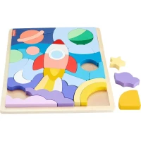 Fisher-Price Ahşap Uzay Yapboz HXY42
