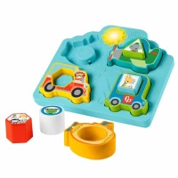 Fisher-Price Sesli ve Işıklı Arabalar Puzzle HRP31