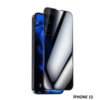 İphone 15 Anti Statik Tam Kaplayan Hayalet Kırılmaz Cam