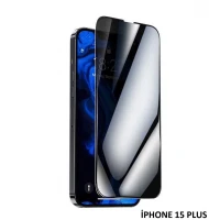 İphone 15 Plus Anti Statik Tam Kaplayan Hayalet Kırılmaz Cam