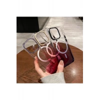 İphone 16 Pixel Sert Magsafe Uyumlu Telefon Kılıfı