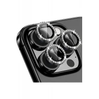 Joyroom İphone 16 Pro Max & 16 Pro Uyumlu Taşlı Kamera Koruyucu Premium Görünüm ve Kalite Netliği Korur