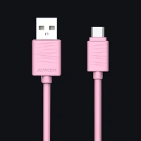 Joyroom JR-S118 Type-C USB Hızlı Şarj ve Data Kablosu 1m Pembe