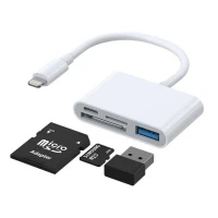 Joyroom S-H142 Lightning - USB OTG Kart Okuyucu 4 in 1