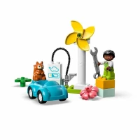 LEGO Duplo Rüzgar Türbini ve Elektrikli Araba 10985