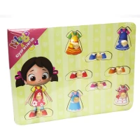 Niloya Ahşap Puzzle - Kıyafetlerim