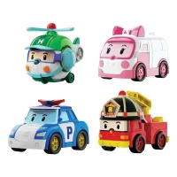Robocar Poli Mini Kasabanın Kurtarma Araçları 4lü Set 0760