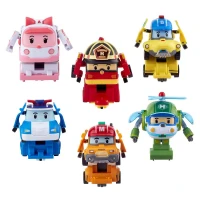 Robocar Poli Quick Transforming Mini Rescue Deluxe Araçlar 6lı S
