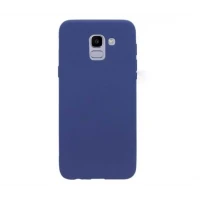 SAMSUNG J6  2018 PREMIUM SİLİKON MAVİ