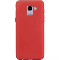 SAMSUNG J6 PREMIUM SİLİKON KIRMIZI