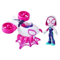 Spidey and his Amazing Friends Araç ve Figür F7456 - Ghost-Spider