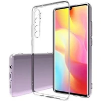Xiaomi Mi Note 10 Lite Tıpalı Kamera Korumalı Şeffaf Silikon Kılıf