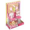 Barbie Ev İçi Dekorasyon Yemek Masası Oyun Seti DVX45