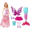 Barbie Sihirli Dönüşen Balerin-Denizkızı-Prenses