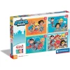 Clementoni DC Super Friends 4 in 1 Puzzle 72 Parça 21520
